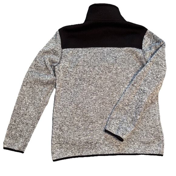 Men’s Eddie Bauer Quarter Zip With Pockets, Size Medium Gorpcore Black And Grey - Picture 6 of 8